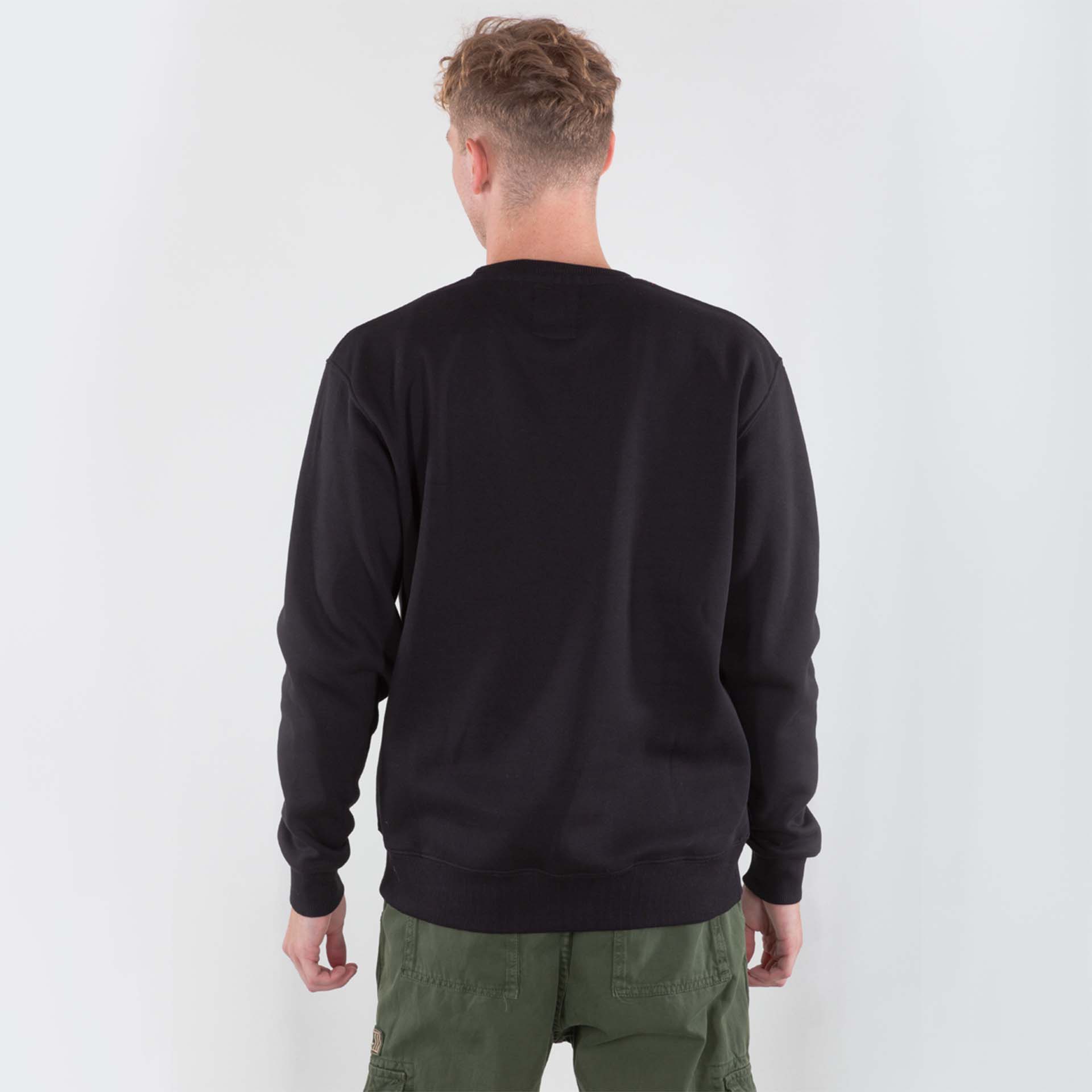 Alpha Industries Basic Sweater Small Logo Black