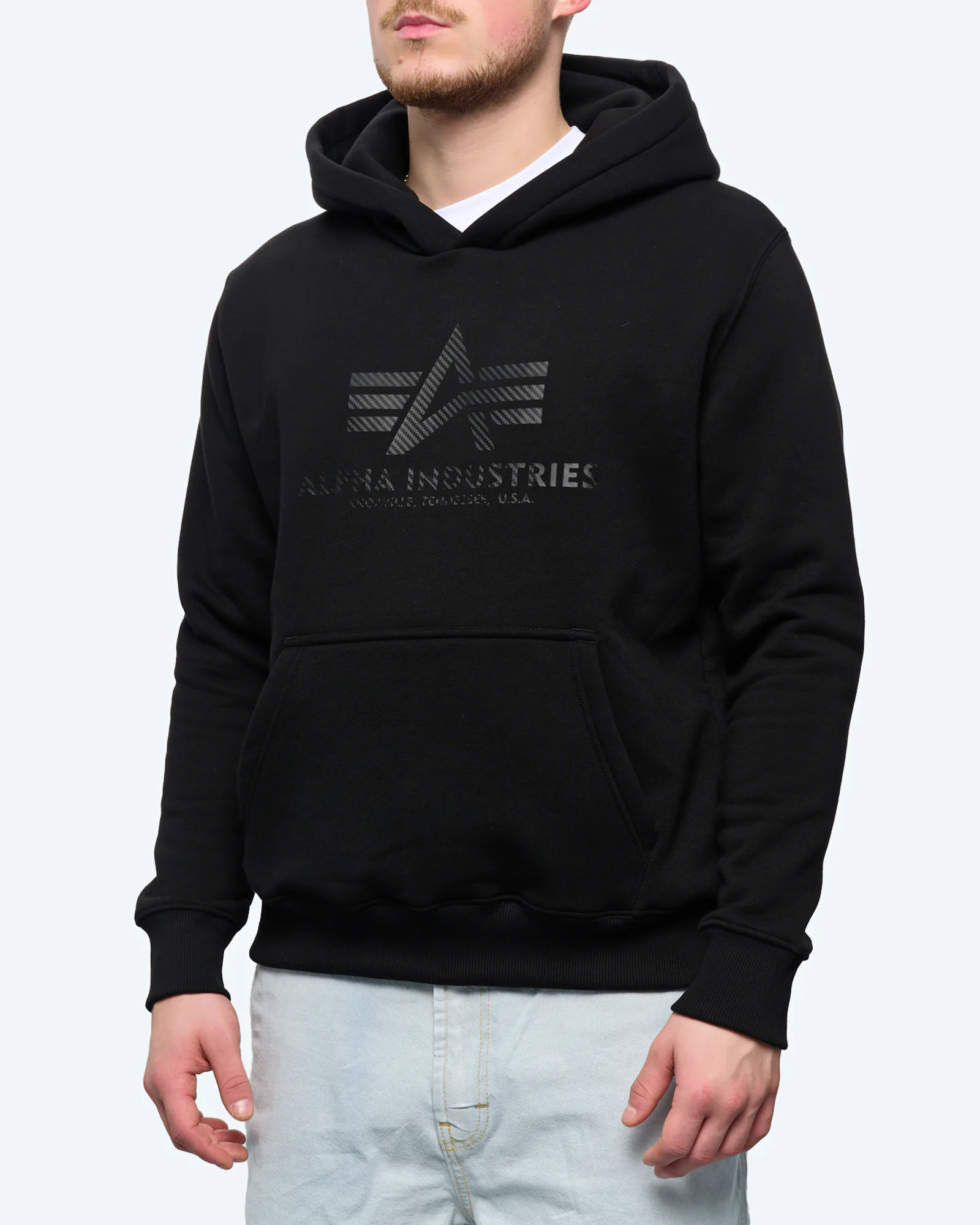 Alpha Industries Basic Hoodie Carbon Black Alpha Industries Basic Hoodie Carbon Black