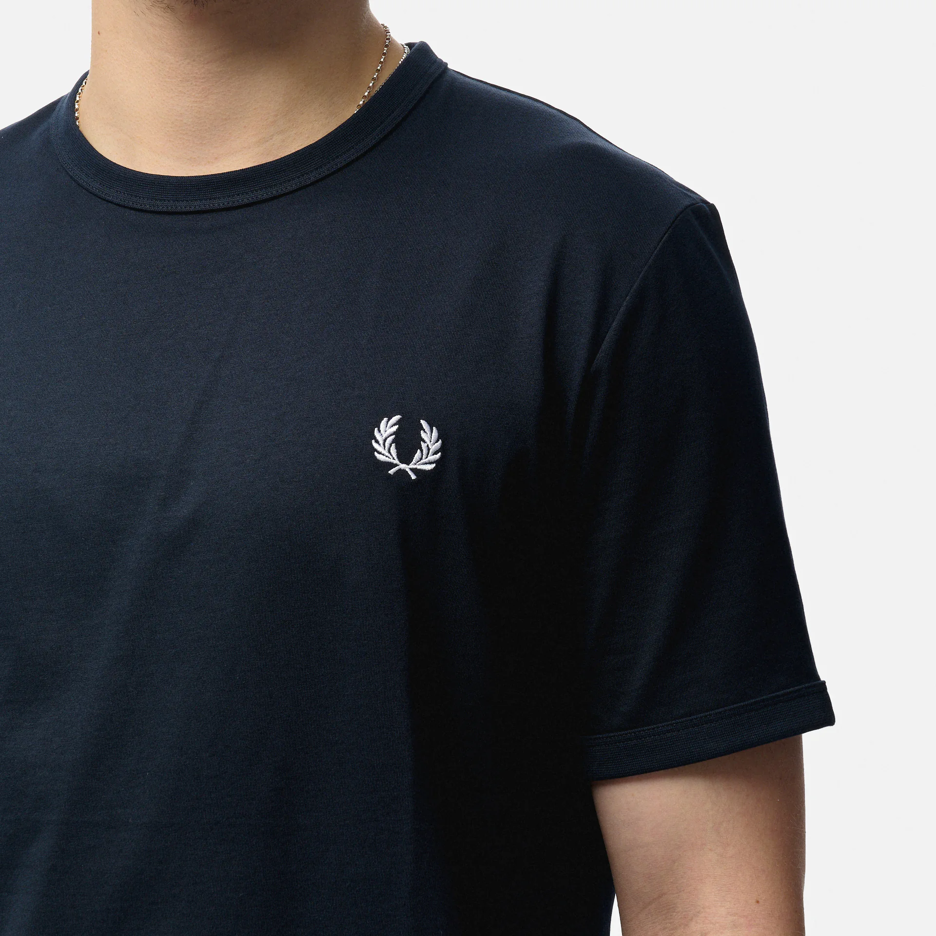 Fred Perry Ringer T-Shirt Navy