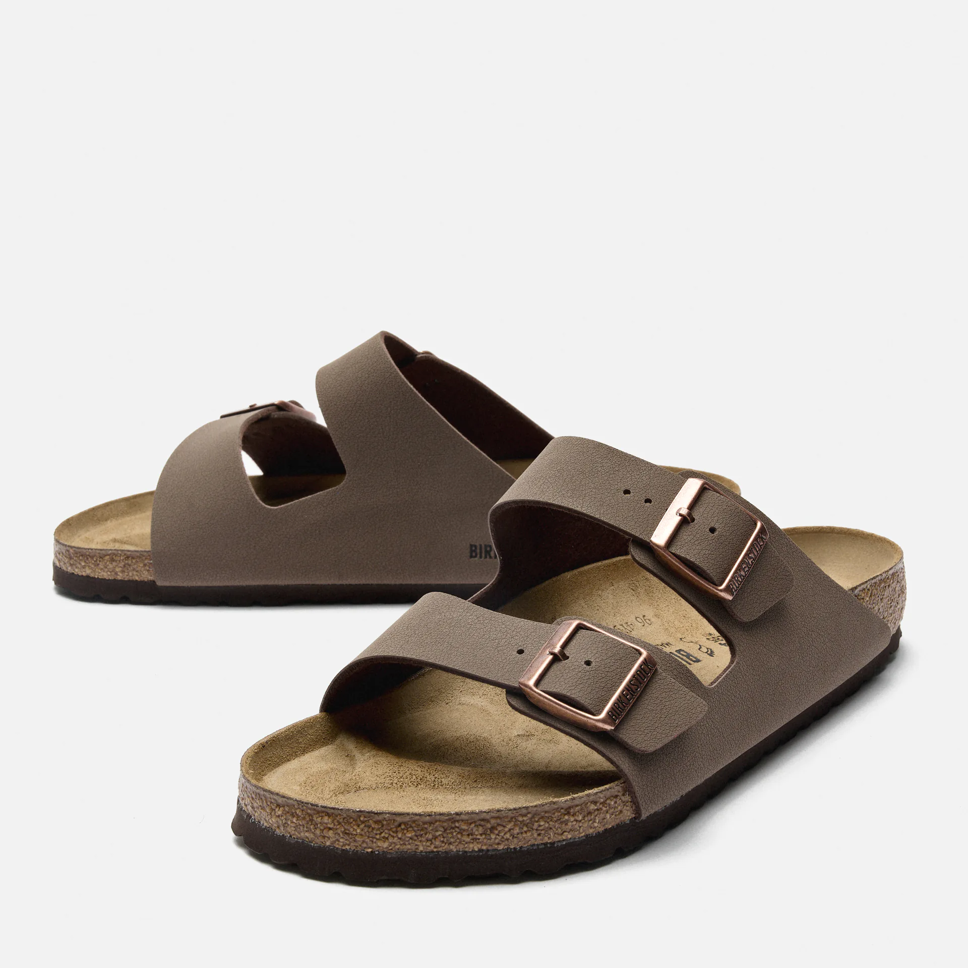 Birkenstock Arizona Birko-Flor Nubuck Sandals Mocha