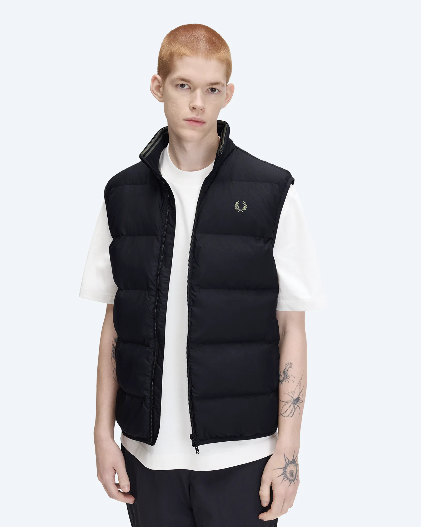 Fred Perry Insulated Gilet Vest Black