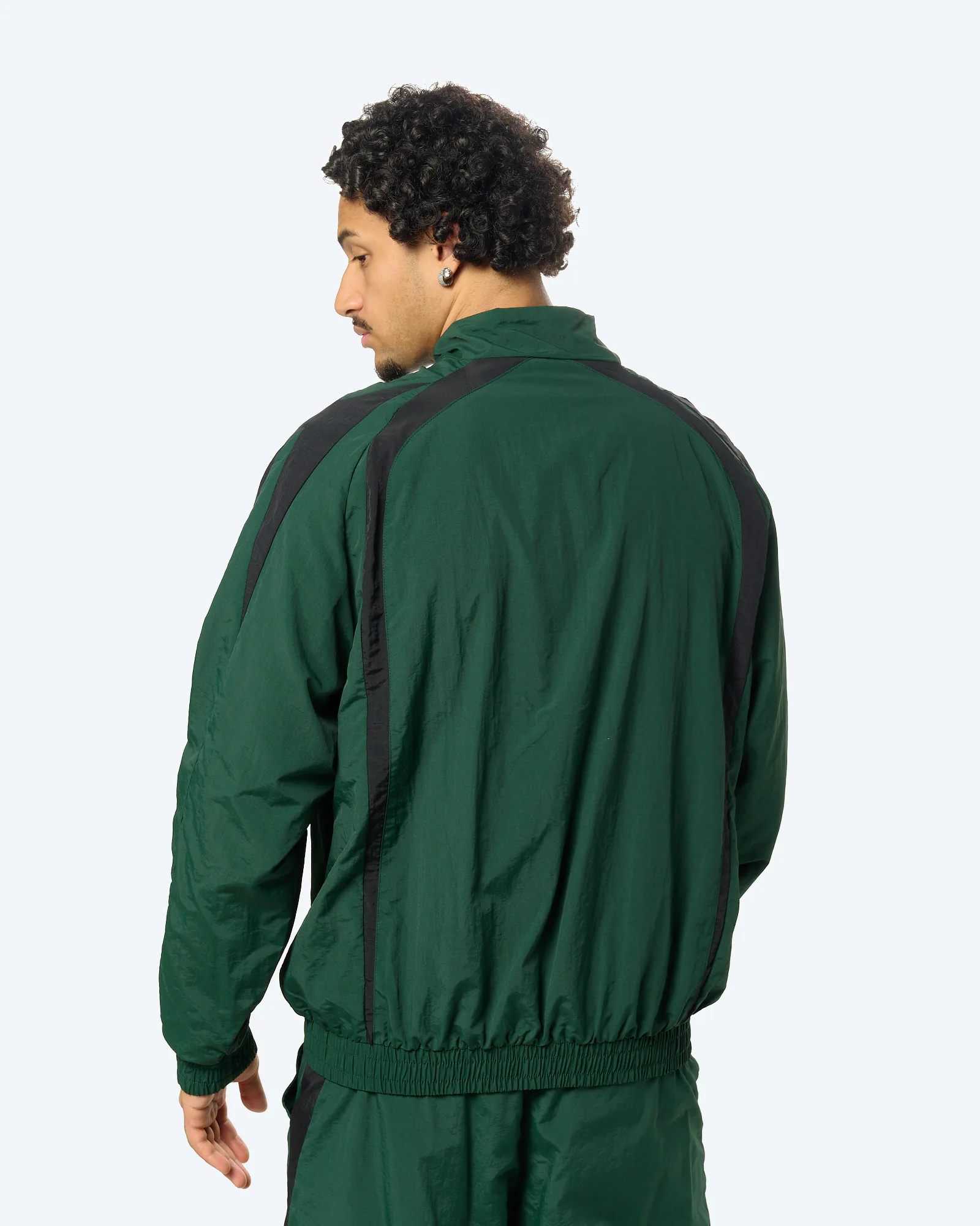 Relaxed Track Jacket Pine Grove/Black