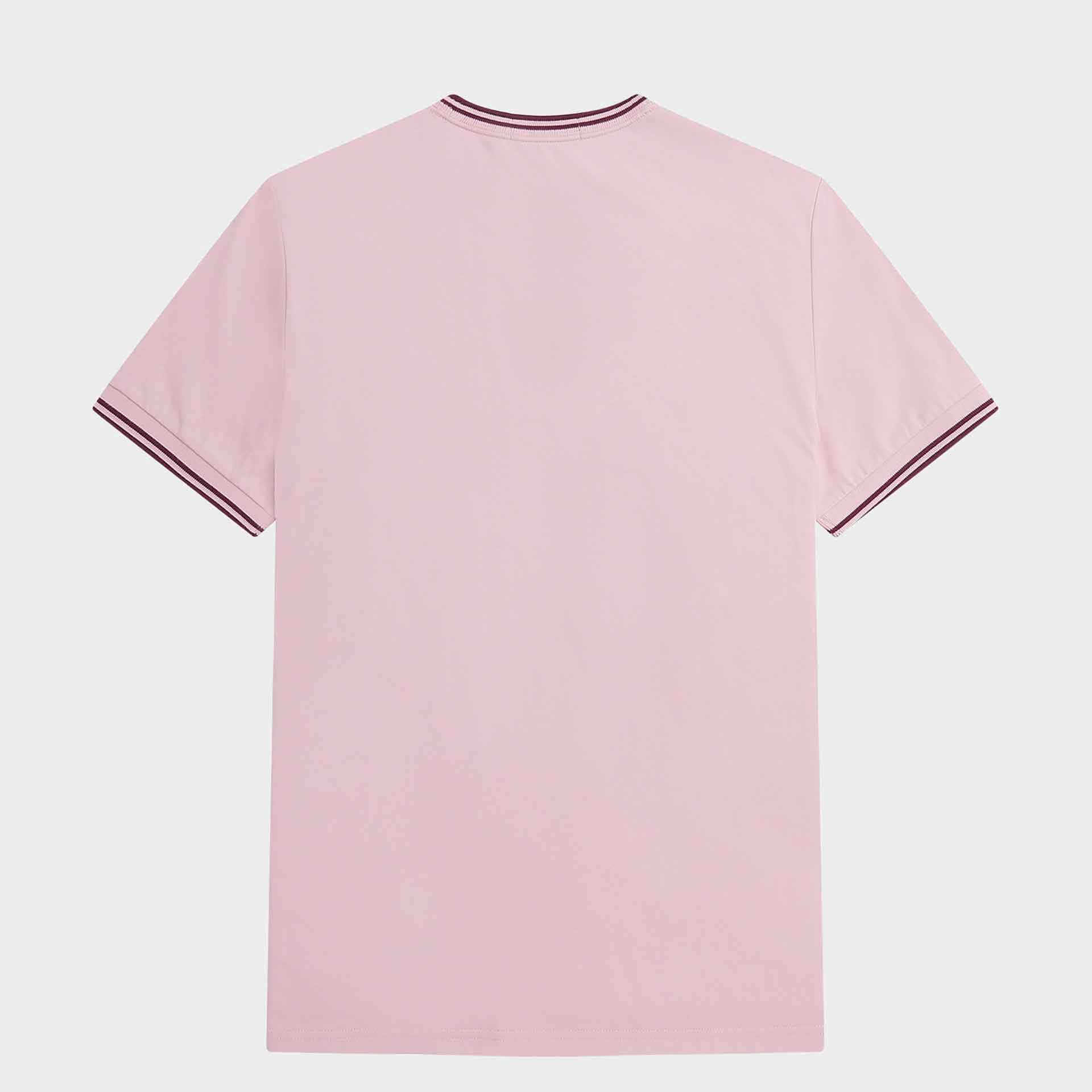 Fred Perry Twin Tipped T-Shirt Chalky Pink