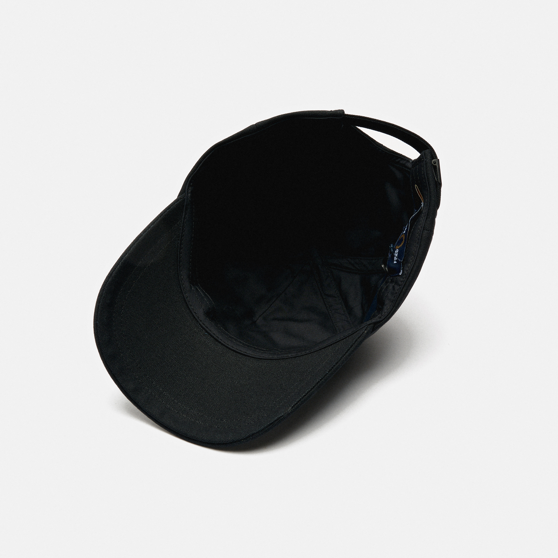 Fred Perry Bold Branding Canvas Cap Black/Snow White