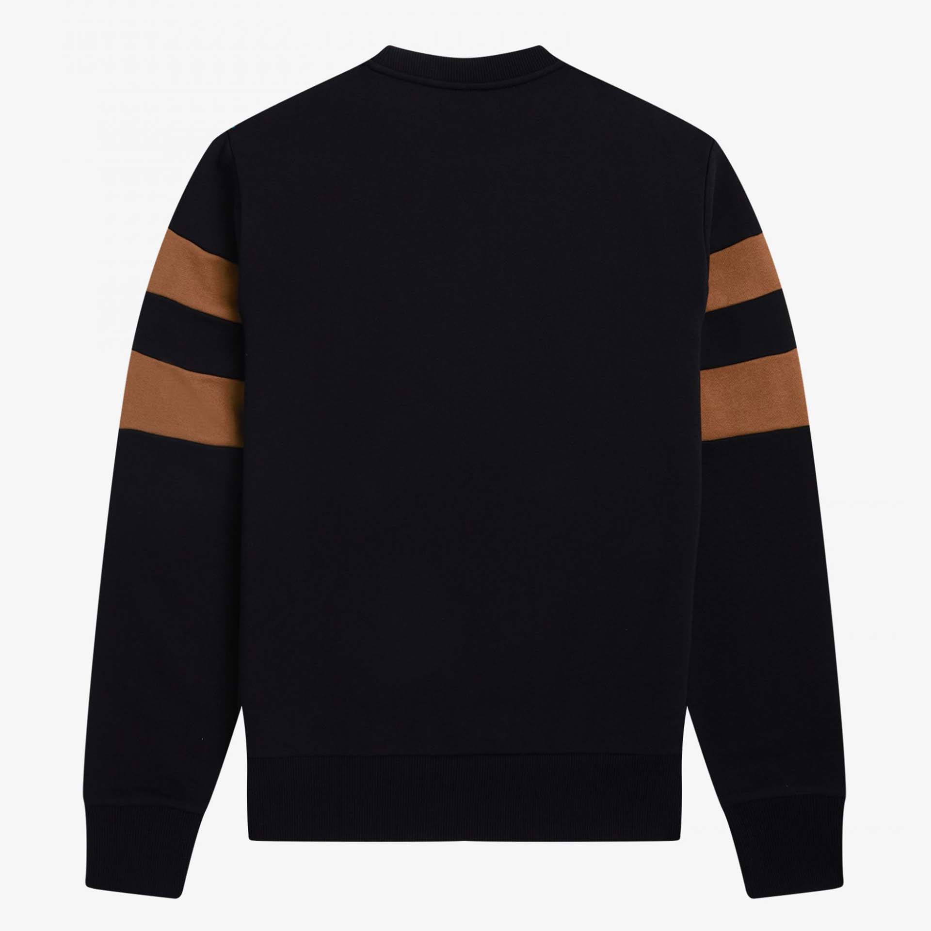 Fred Perry Bold Tipped Sweatshirt Black