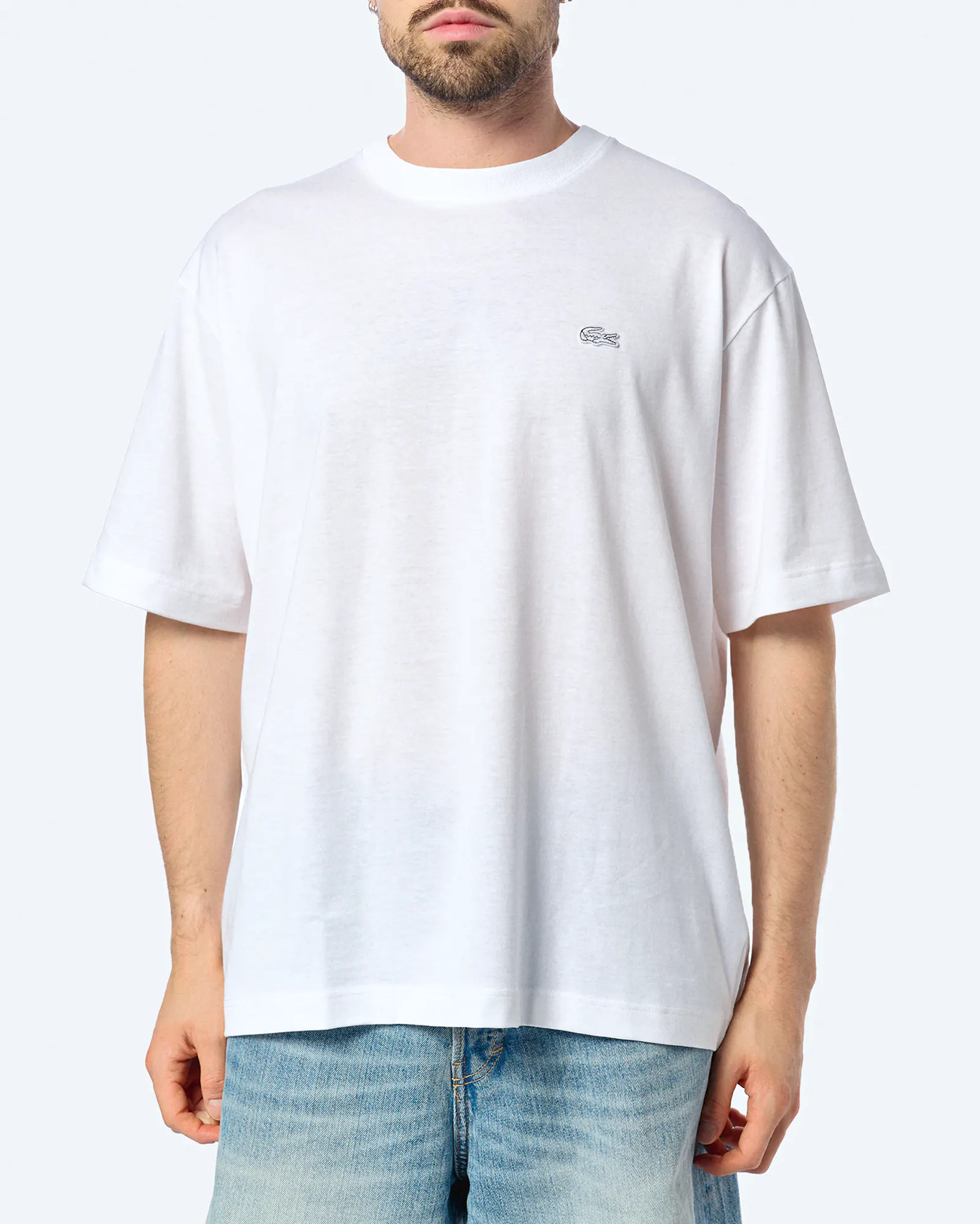 Lacoste Loose Fit-T-Shirt White Lacoste Loose Fit-T-Shirt White