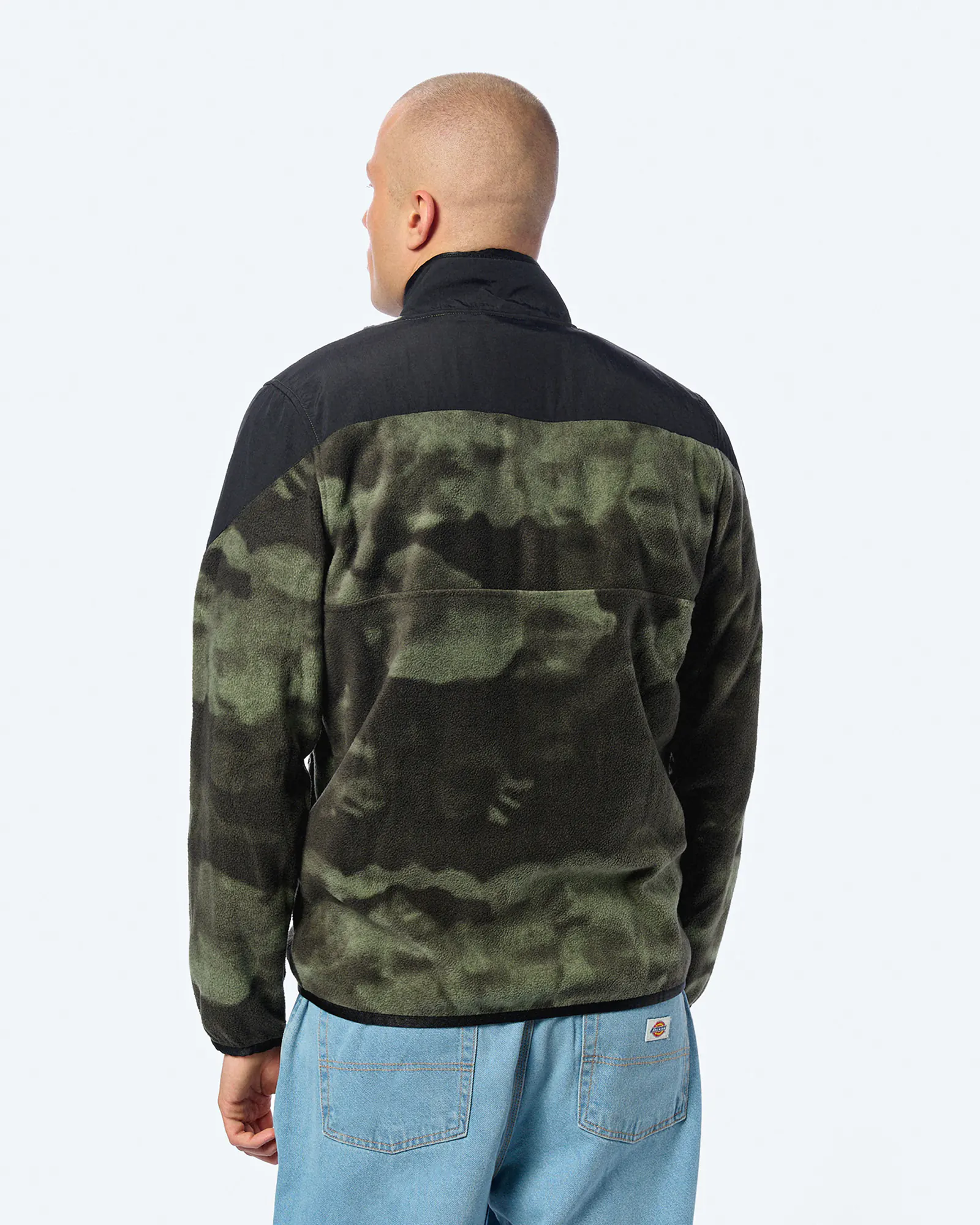 Unfair Athletics Fabric Mix Fleece Jacket Camo