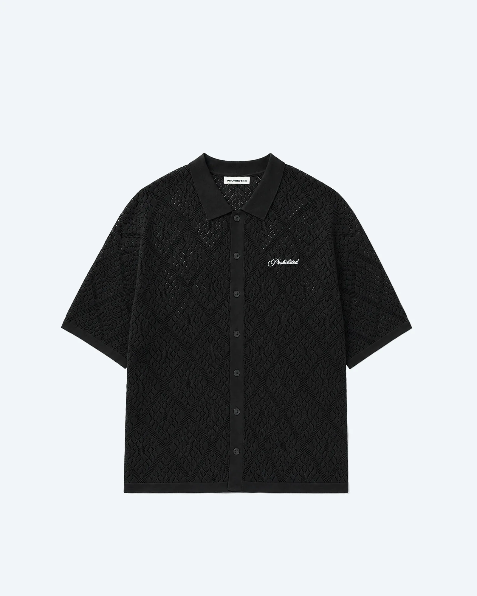 Silent Bay Lace Shirt Black