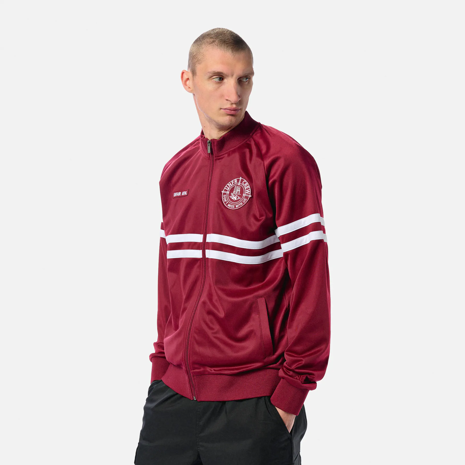 Unfair Athletics DMWU Tracktop Burgundy