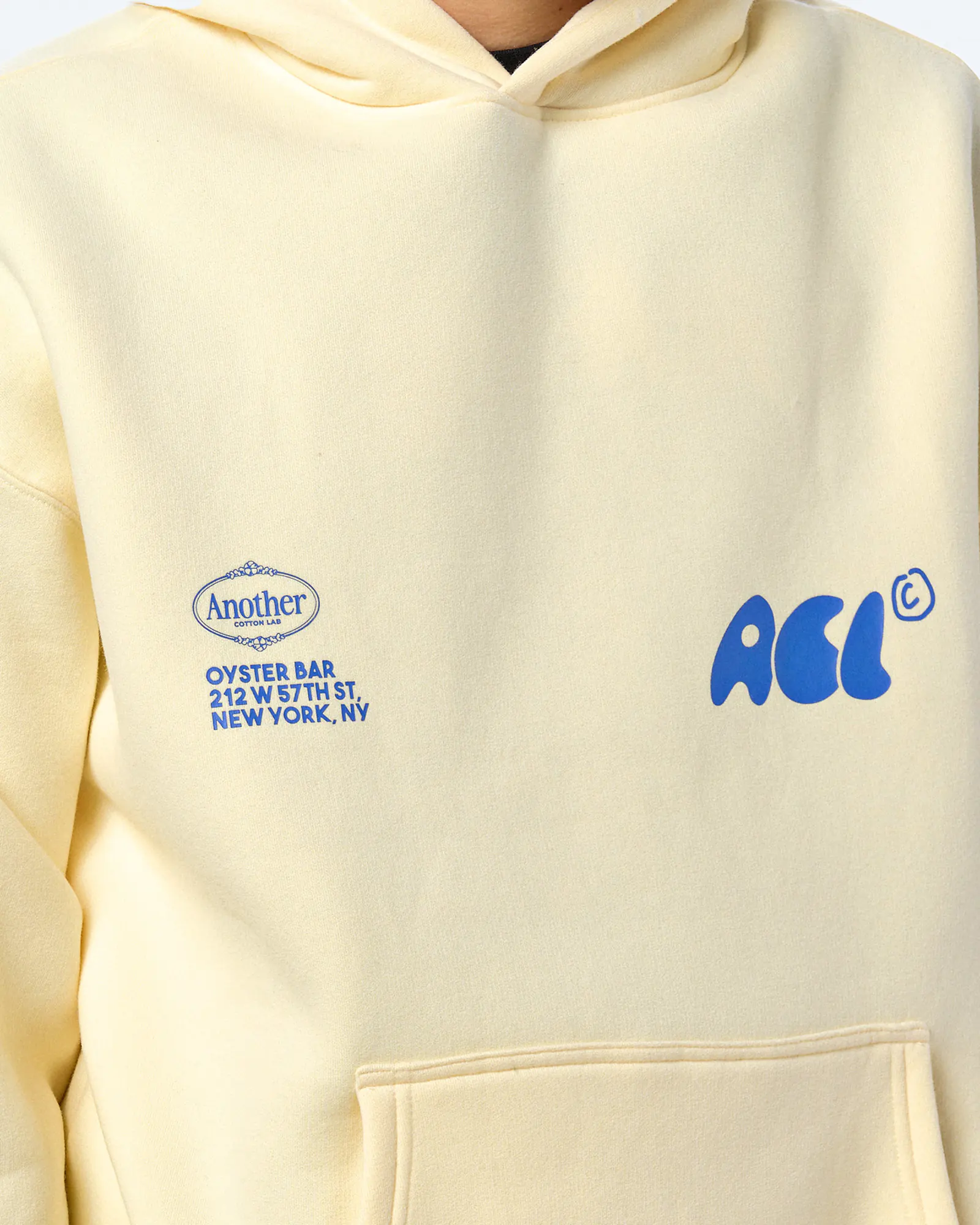 Another Cotton Oyster and Champange Hoodie White