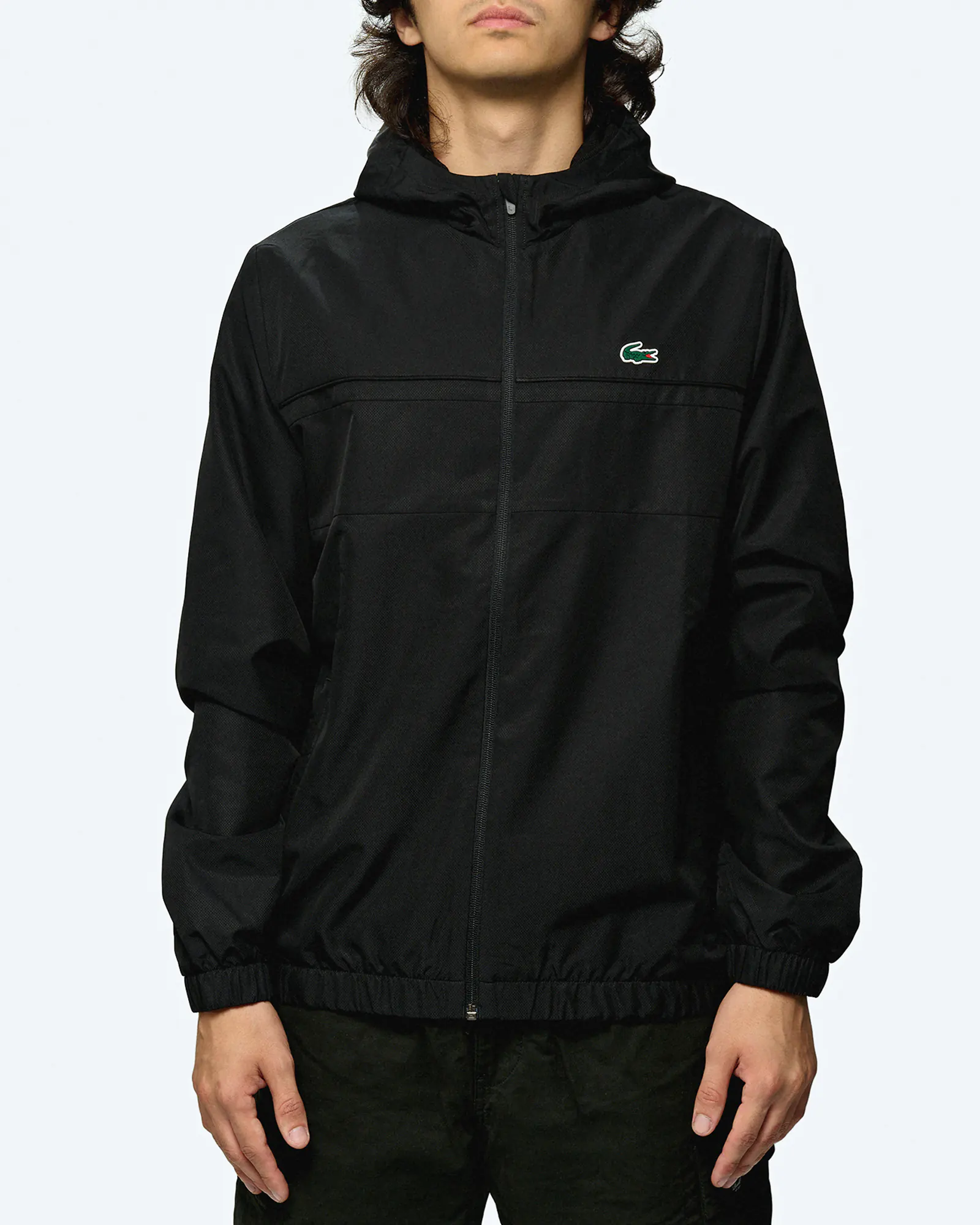 Lacoste Sport Water Repellent Track Jacket Black Lacoste Sport Water Repellent Track Jacket Black