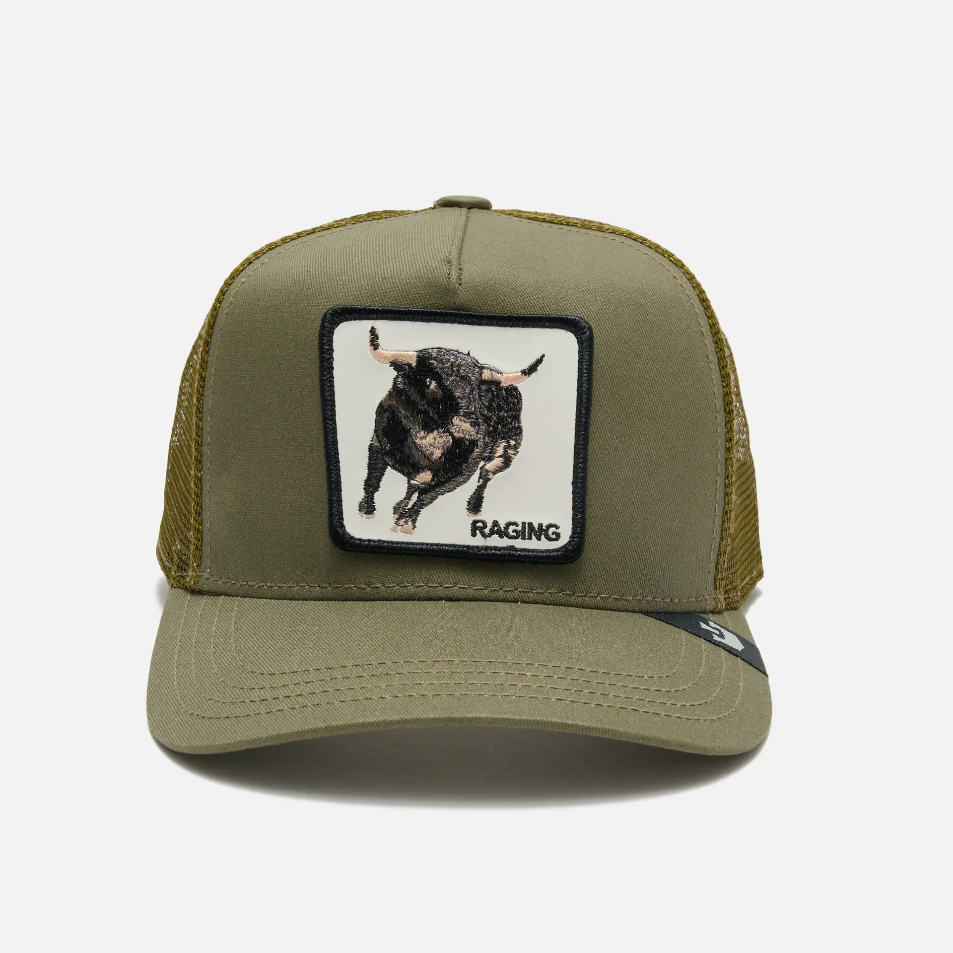 Goorin Bros Road Rage Baseball Trucker Cap Olive