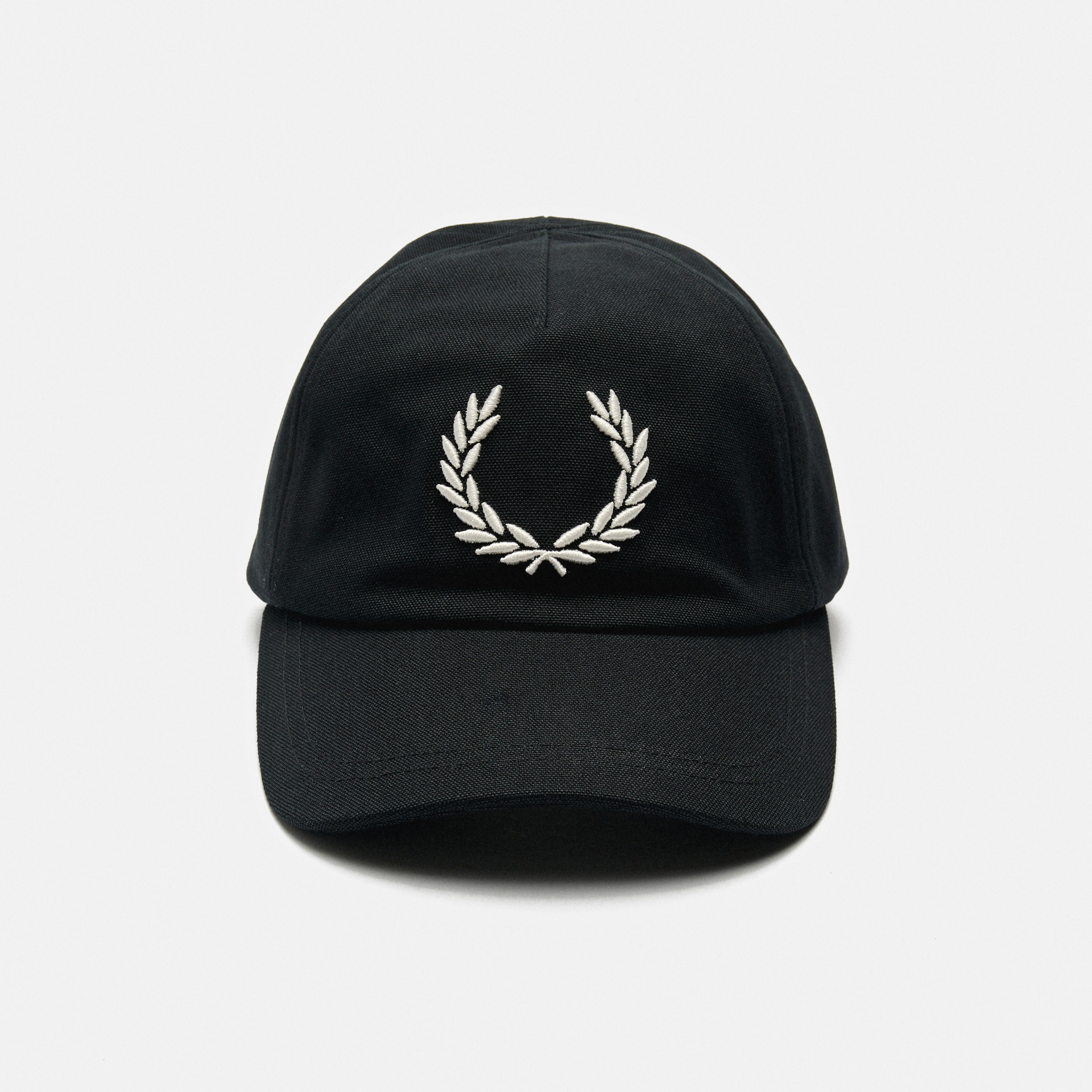 Fred Perry Bold Branding Canvas Cap Black/Snow White